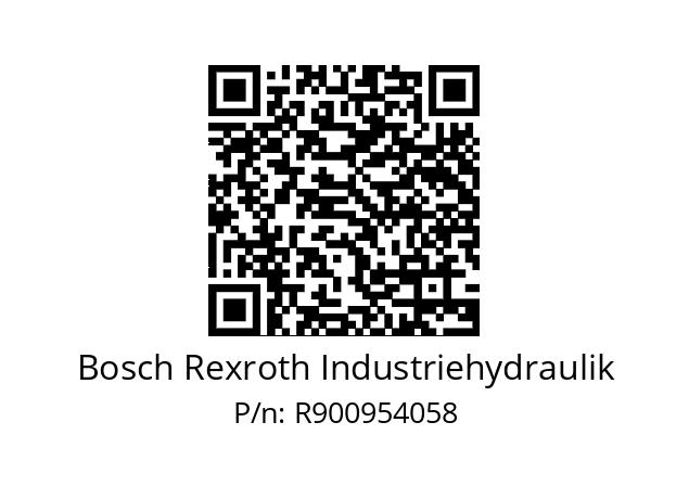   Bosch Rexroth Industriehydraulik R900954058