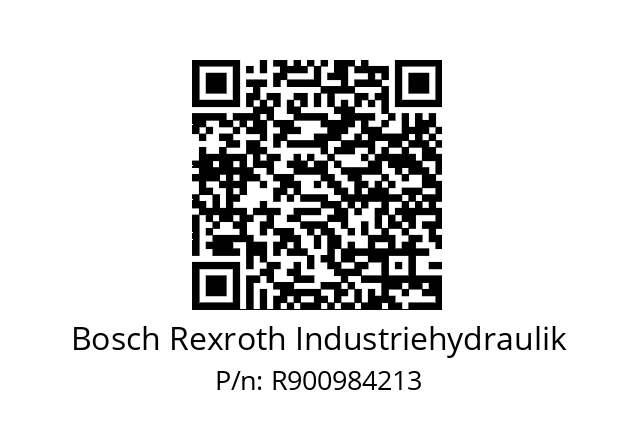   Bosch Rexroth Industriehydraulik R900984213