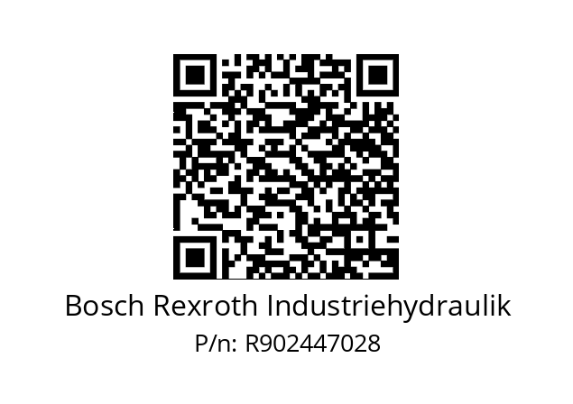   Bosch Rexroth Industriehydraulik R902447028