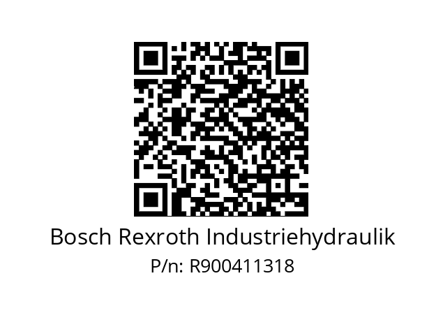   Bosch Rexroth Industriehydraulik R900411318