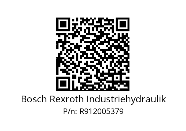   Bosch Rexroth Industriehydraulik R912005379