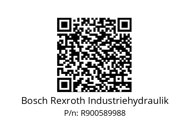   Bosch Rexroth Industriehydraulik R900589988