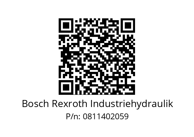   Bosch Rexroth Industriehydraulik 0811402059