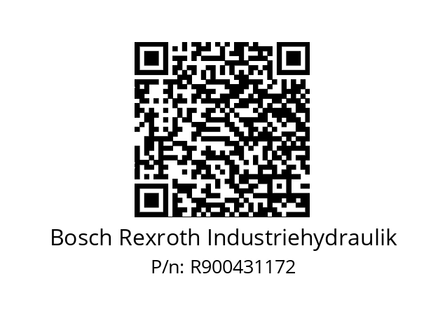   Bosch Rexroth Industriehydraulik R900431172