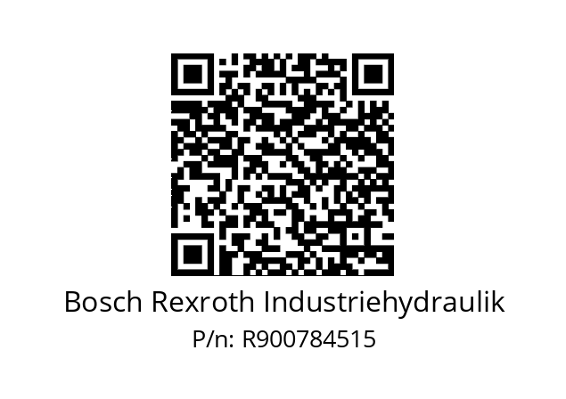   Bosch Rexroth Industriehydraulik R900784515