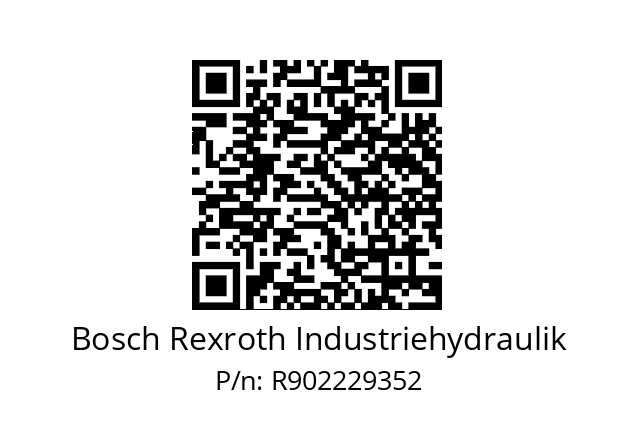   Bosch Rexroth Industriehydraulik R902229352