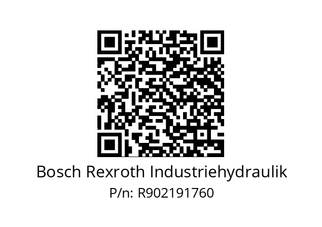   Bosch Rexroth Industriehydraulik R902191760