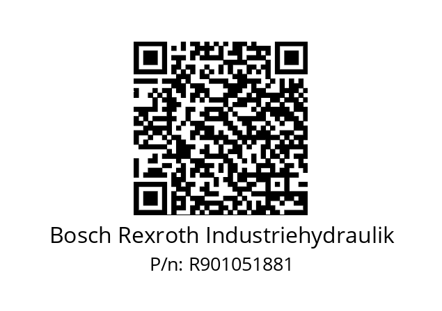   Bosch Rexroth Industriehydraulik R901051881