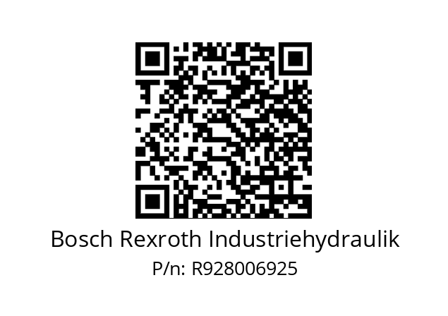   Bosch Rexroth Industriehydraulik R928006925