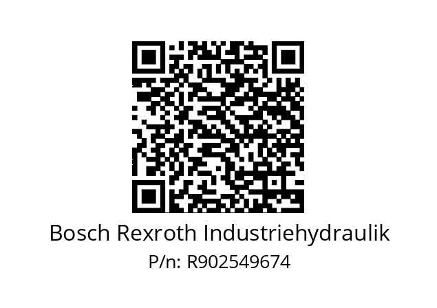   Bosch Rexroth Industriehydraulik R902549674