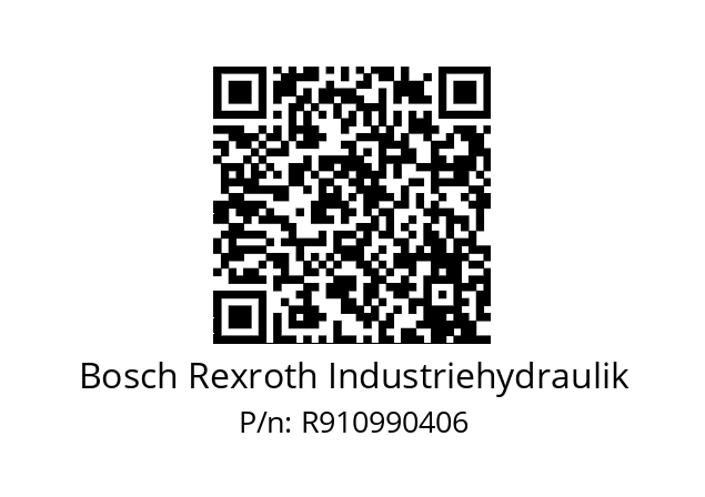   Bosch Rexroth Industriehydraulik R910990406