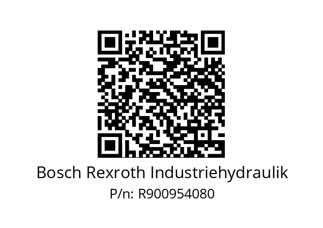   Bosch Rexroth Industriehydraulik R900954080