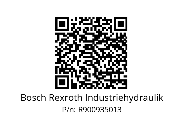   Bosch Rexroth Industriehydraulik R900935013