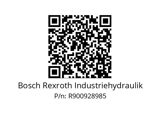   Bosch Rexroth Industriehydraulik R900928985