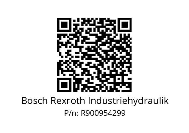   Bosch Rexroth Industriehydraulik R900954299