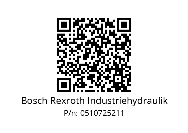   Bosch Rexroth Industriehydraulik 0510725211