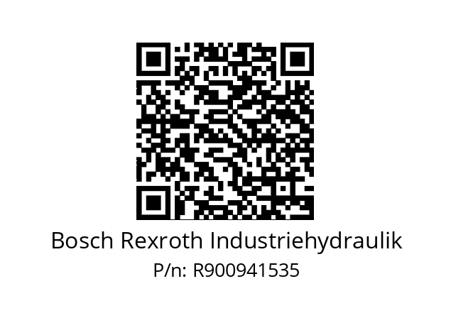   Bosch Rexroth Industriehydraulik R900941535