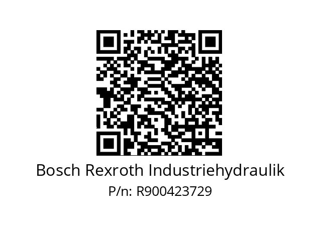   Bosch Rexroth Industriehydraulik R900423729