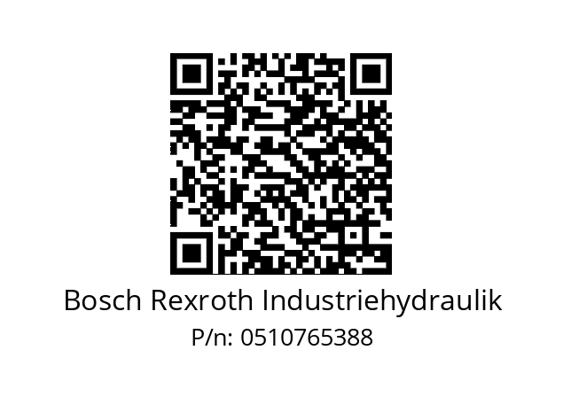   Bosch Rexroth Industriehydraulik 0510765388