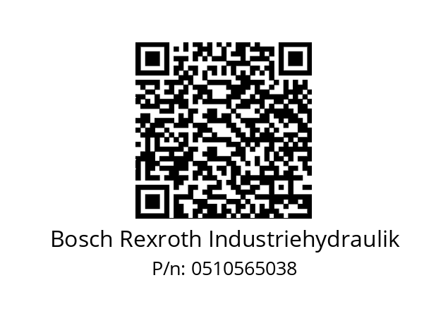   Bosch Rexroth Industriehydraulik 0510565038