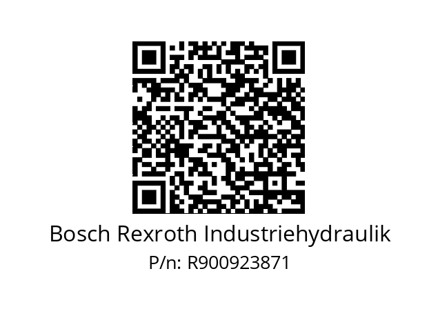   Bosch Rexroth Industriehydraulik R900923871