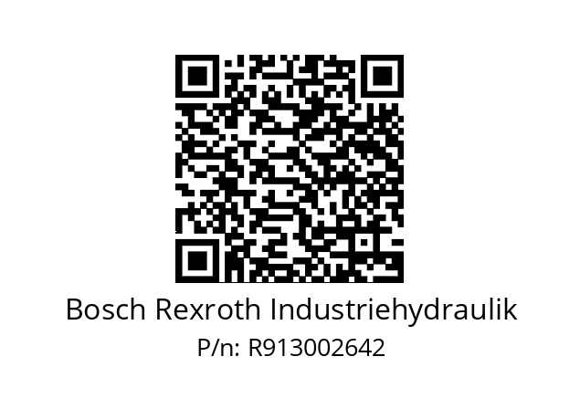   Bosch Rexroth Industriehydraulik R913002642