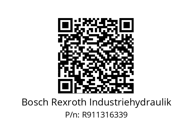   Bosch Rexroth Industriehydraulik R911316339