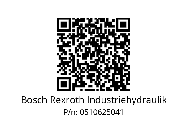   Bosch Rexroth Industriehydraulik 0510625041