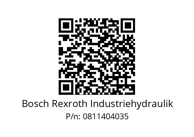   Bosch Rexroth Industriehydraulik 0811404035