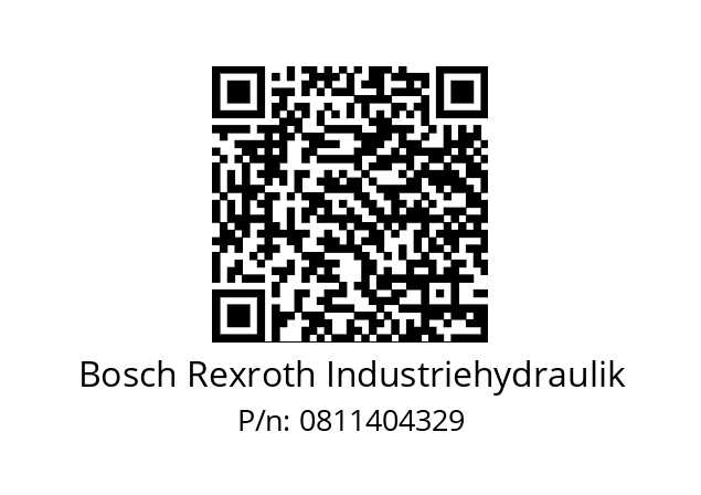   Bosch Rexroth Industriehydraulik 0811404329