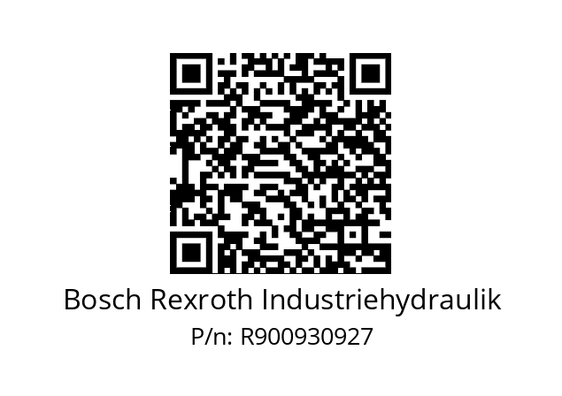   Bosch Rexroth Industriehydraulik R900930927