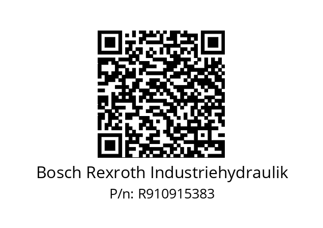   Bosch Rexroth Industriehydraulik R910915383