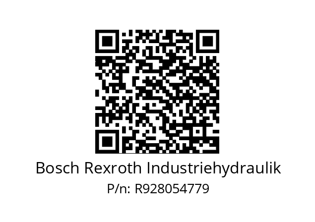   Bosch Rexroth Industriehydraulik R928054779