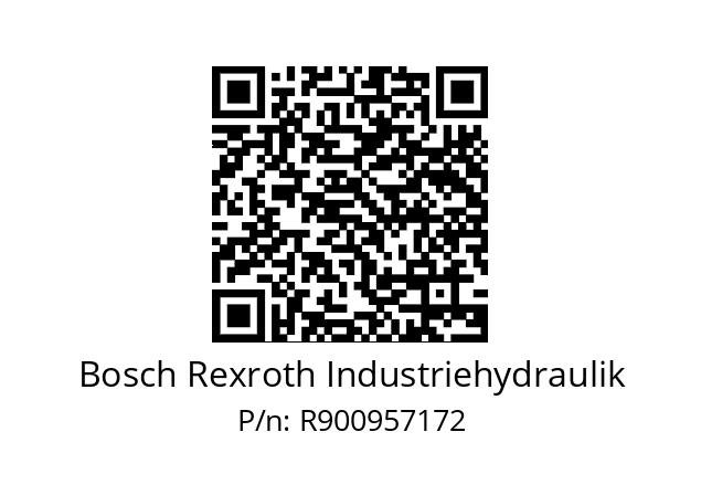   Bosch Rexroth Industriehydraulik R900957172