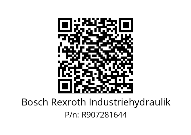   Bosch Rexroth Industriehydraulik R907281644