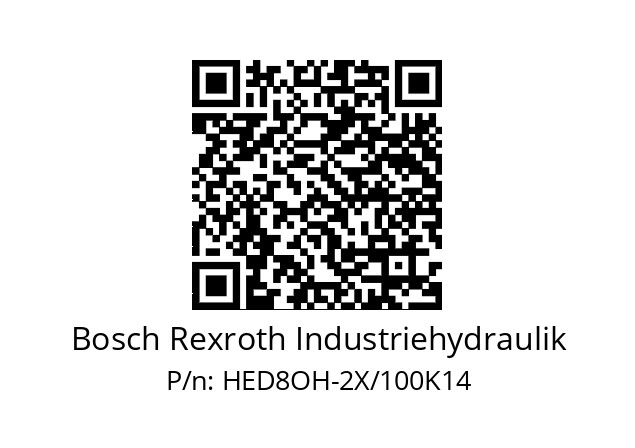   Bosch Rexroth Industriehydraulik HED8OH-2X/100K14