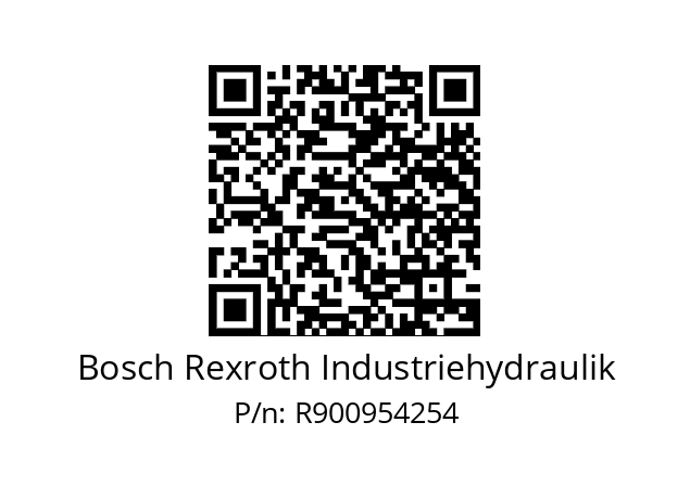   Bosch Rexroth Industriehydraulik R900954254