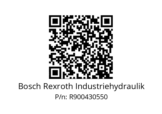   Bosch Rexroth Industriehydraulik R900430550