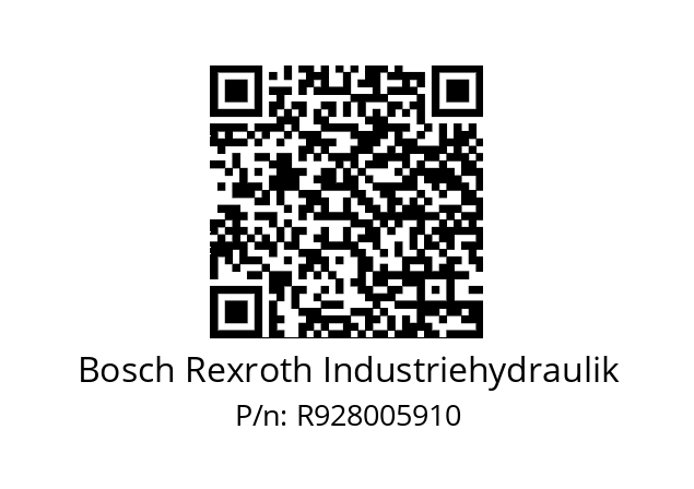   Bosch Rexroth Industriehydraulik R928005910