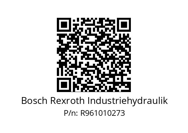   Bosch Rexroth Industriehydraulik R961010273