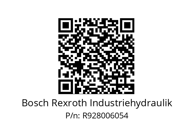   Bosch Rexroth Industriehydraulik R928006054