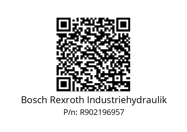   Bosch Rexroth Industriehydraulik R902196957