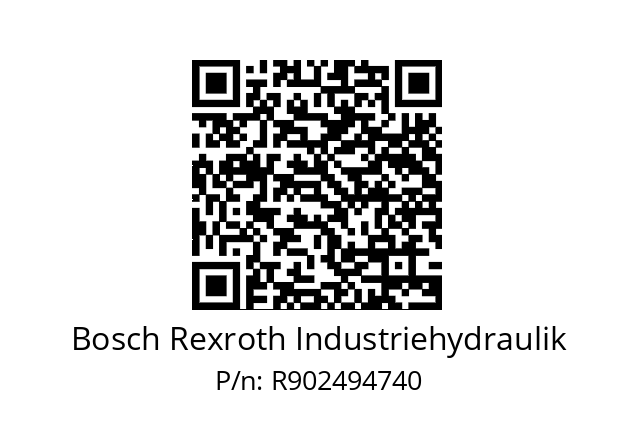   Bosch Rexroth Industriehydraulik R902494740