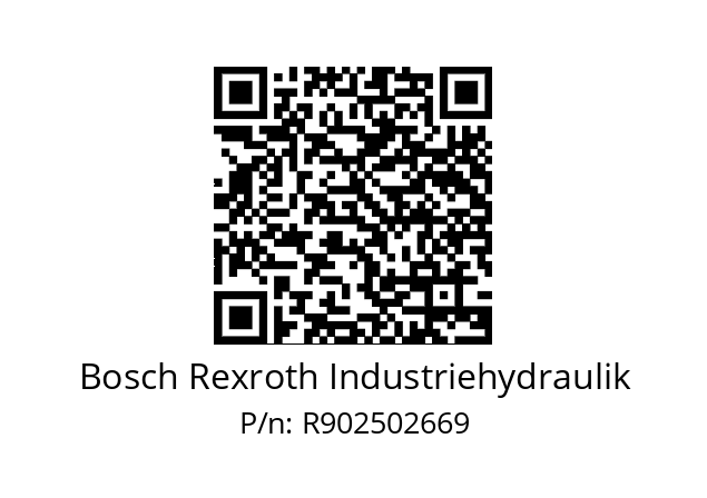   Bosch Rexroth Industriehydraulik R902502669