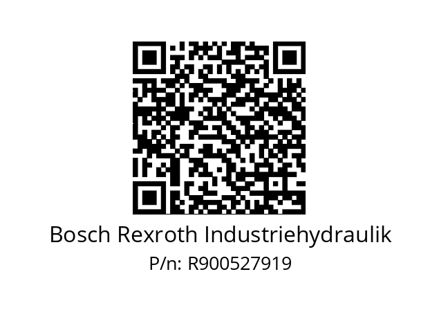   Bosch Rexroth Industriehydraulik R900527919