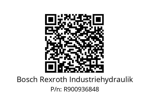   Bosch Rexroth Industriehydraulik R900936848