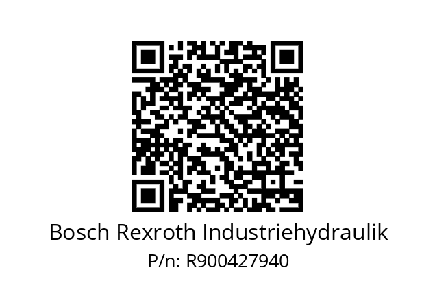   Bosch Rexroth Industriehydraulik R900427940