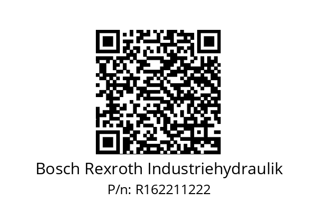   Bosch Rexroth Industriehydraulik R162211222