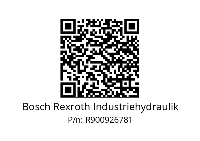   Bosch Rexroth Industriehydraulik R900926781