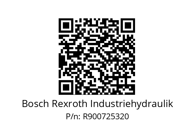   Bosch Rexroth Industriehydraulik R900725320